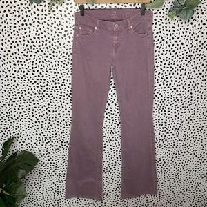 🌙 7 For All Mankind purple flare jeans